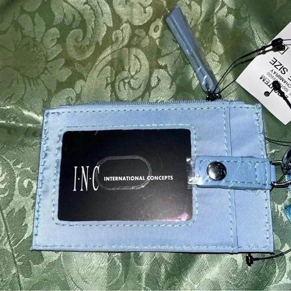 🆕 INC International Concepts Blue Crossbody and Card Case - Picture 6 of 11